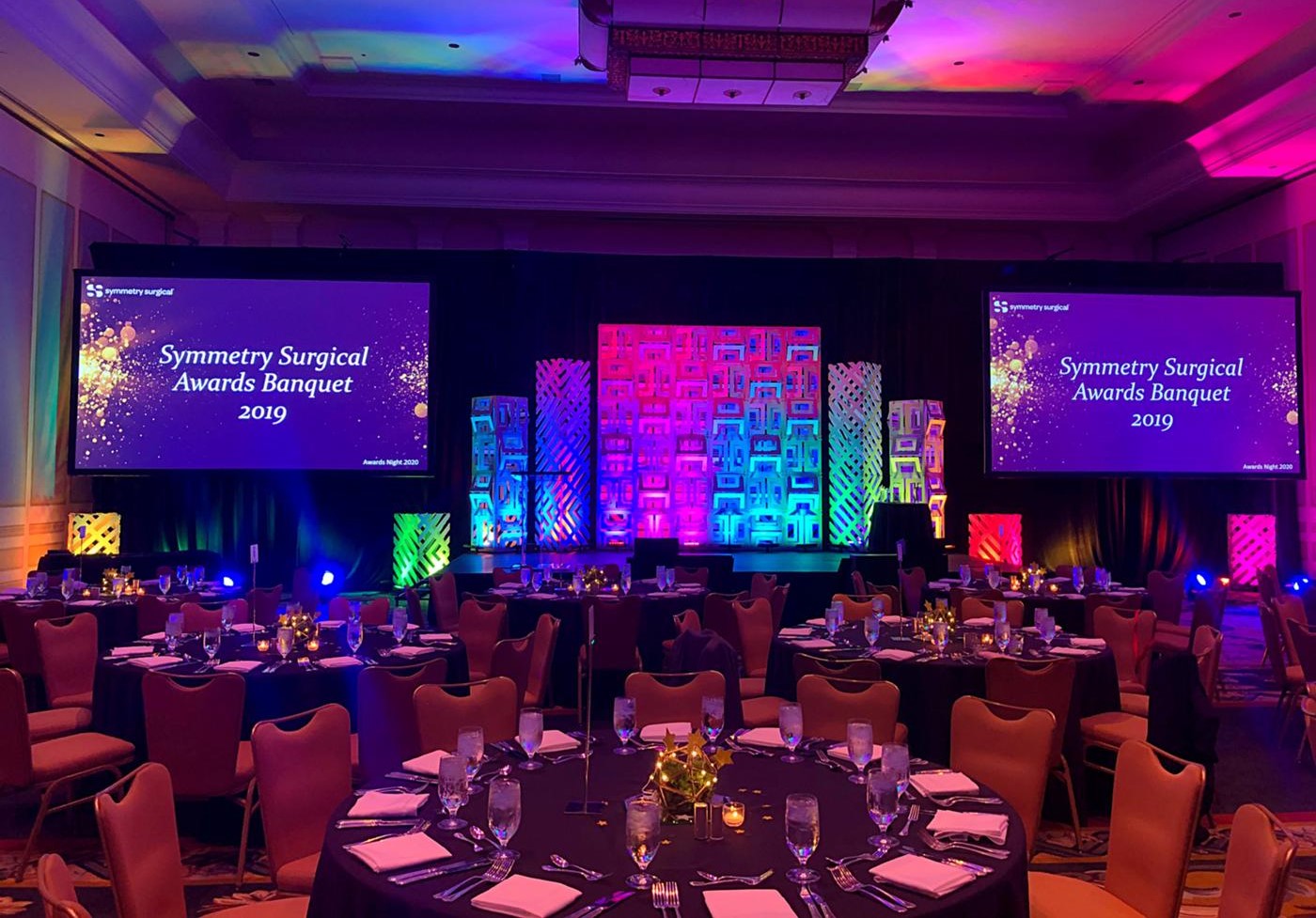 General Session at Loews Portofino in Orlando for a corporate client. We also provided the AV for multiple breakout rooms